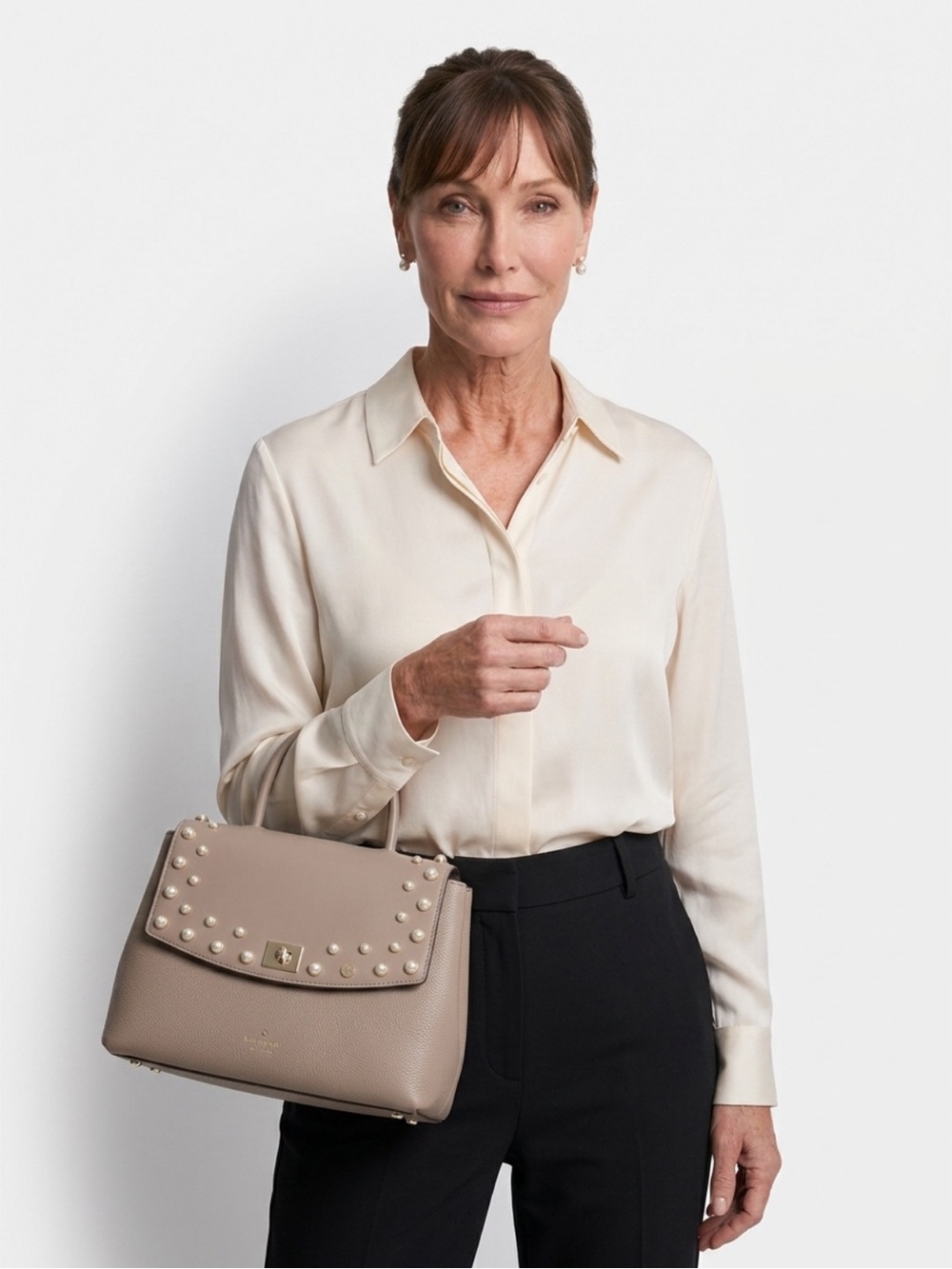 Kate Spade Serrano Place Pearl
Dorina Satchel - Warm Beige - (Used) - Picture 1 of 16